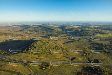Early Morning Gowrie Junction QLD Aerial Photography