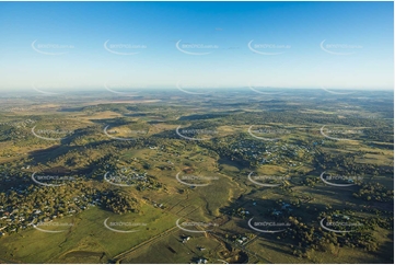 Early Morning Gowrie Junction QLD Aerial Photography