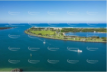 Gold Coast Seaway at Main Beach QLD Aerial Photography