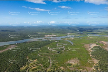 Munduran Creek Targinnie QLD Aerial Photography