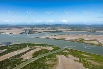 Deception Creek The Narrows QLD Aerial Photography