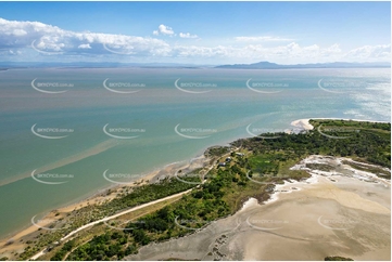 Sea Hill Point Curtis Island QLD Aerial Photography