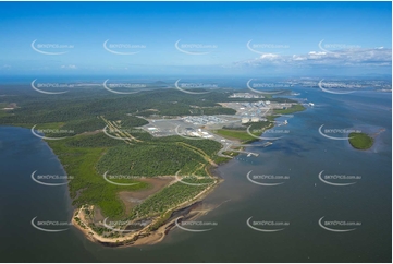 Australia Pacific LNG Curtis Island QLD Aerial Photography
