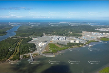 Australia Pacific LNG Curtis Island QLD Aerial Photography