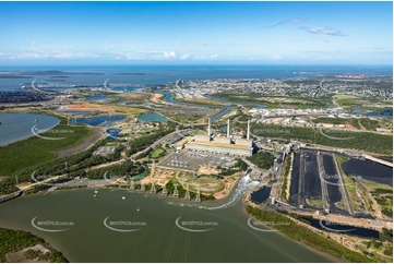 NRG Gladstone Power Station Callemondah QLD Aerial Photography