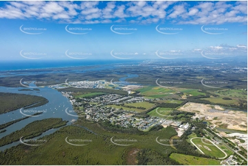 Aerial Photo Jacobs Well QLD Aerial Photography