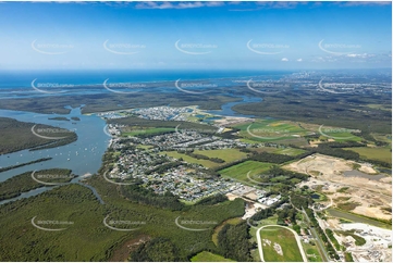 Aerial Photo Jacobs Well QLD Aerial Photography