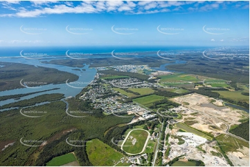 Aerial Photo Jacobs Well QLD Aerial Photography