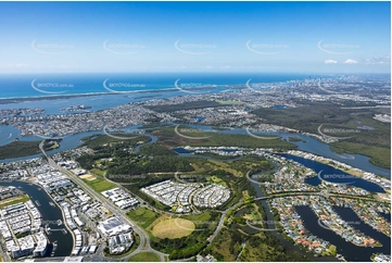 Aerial Photo Hope Island QLD Aerial Photography