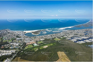 Aerial Photo Golden Beach QLD Aerial Photography