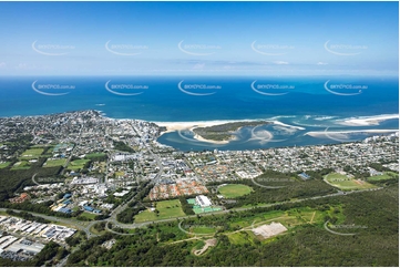 Aerial Photo Golden Beach QLD Aerial Photography