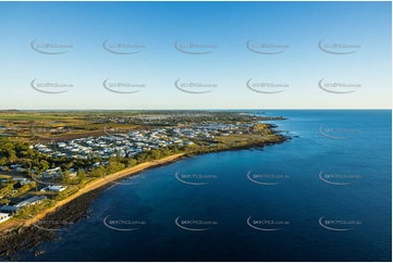 Early Morning Aerial Photo Innes Park QLD