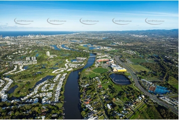 Aerial Photo Carrara QLD Aerial Photography