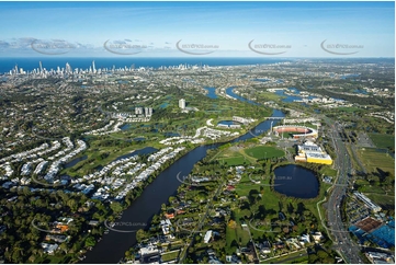 Aerial Photo Carrara QLD Aerial Photography
