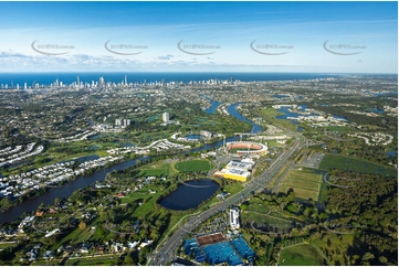 Aerial Photo Carrara QLD Aerial Photography