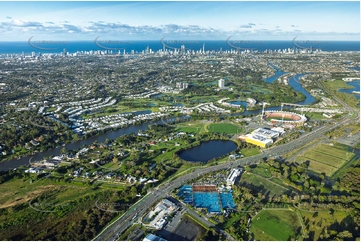 Aerial Photo Carrara QLD Aerial Photography