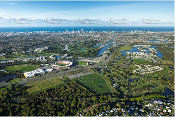 Aerial Photo Carrara QLD Aerial Photography