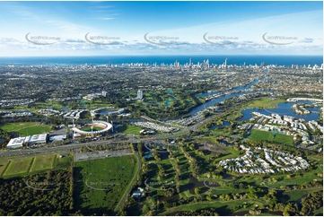 Aerial Photo Carrara QLD Aerial Photography