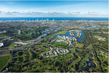 Aerial Photo Carrara QLD Aerial Photography