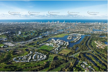 Aerial Photo Carrara QLD Aerial Photography