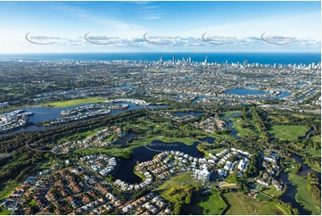 Palm Meadows Carrara QLD Aerial Photography