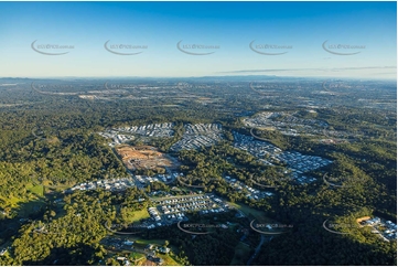 Early Morning Bahrs Scrub QLD Aerial Photography