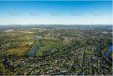 Logan River at Bethania QLD Aerial Photography
