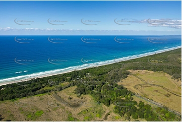 Aerial Photo Wooyung Beach Holiday Park