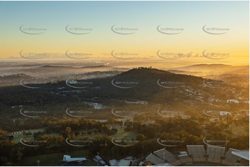 Early Morning Aerial Mount Gravatt Cemetery