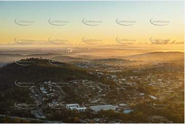 Early Morning Aerial Photo Upper Mount Gravatt QLD
