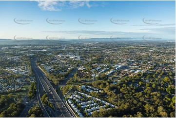 Early Morning Aerial Photo Eight Mile Plains QLD