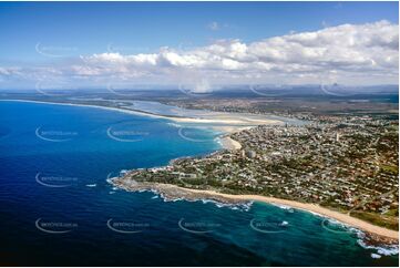 Historic Aerial Photo Shelly Beach QLD Aerial Photography