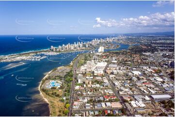 Historic Aerial Photo Southport QLD Aerial Photography