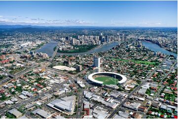 Historic Aerial Photo Woolloongabba QLD Aerial Photography