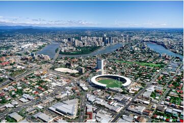 Historic Aerial Photo Woolloongabba QLD Aerial Photography