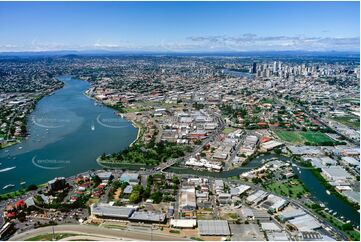 Historic Aerial Photo Newstead QLD Aerial Photography