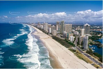 Historic Aerial Photo Surfers Paradise QLD Aerial Photography
