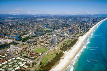 Historic Aerial Photo Broadbeach QLD Aerial Photography