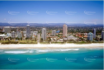 Historic Aerial Photo Broadbeach QLD Aerial Photography