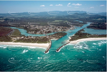 Historic Aerial Photo Brunswick Heads NSW Aerial Photography