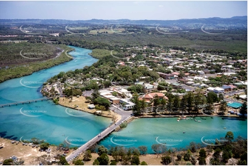 Historic Aerial Photo Brunswick Heads NSW Aerial Photography