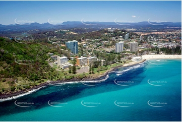 Historic Aerial Photo Burleigh Heads QLD Aerial Photography