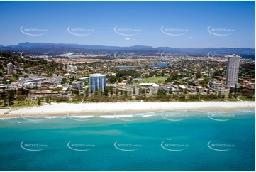 Historic Aerial Photo Burleigh Heads QLD Aerial Photography