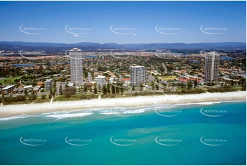 Historic Aerial Photo Burleigh Heads QLD Aerial Photography