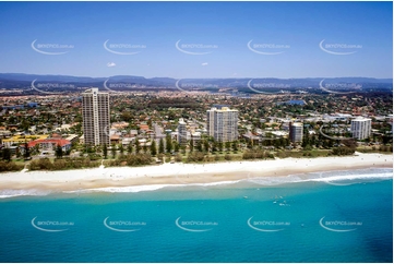 Historic Aerial Photo Burleigh Heads QLD Aerial Photography