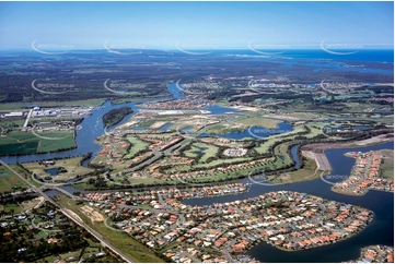 Historic Aerial Photo Hope Island QLD Aerial Photography