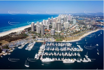 Historic Aerial Photo Main Beach QLD Aerial Photography