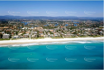 Historic Aerial Photo Mermaid Beach QLD Aerial Photography