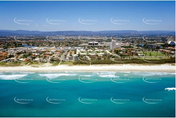 Historic Aerial Photo Mermaid Beach QLD Aerial Photography