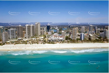 Historic Aerial Photo Surfers Paradise QLD Aerial Photography